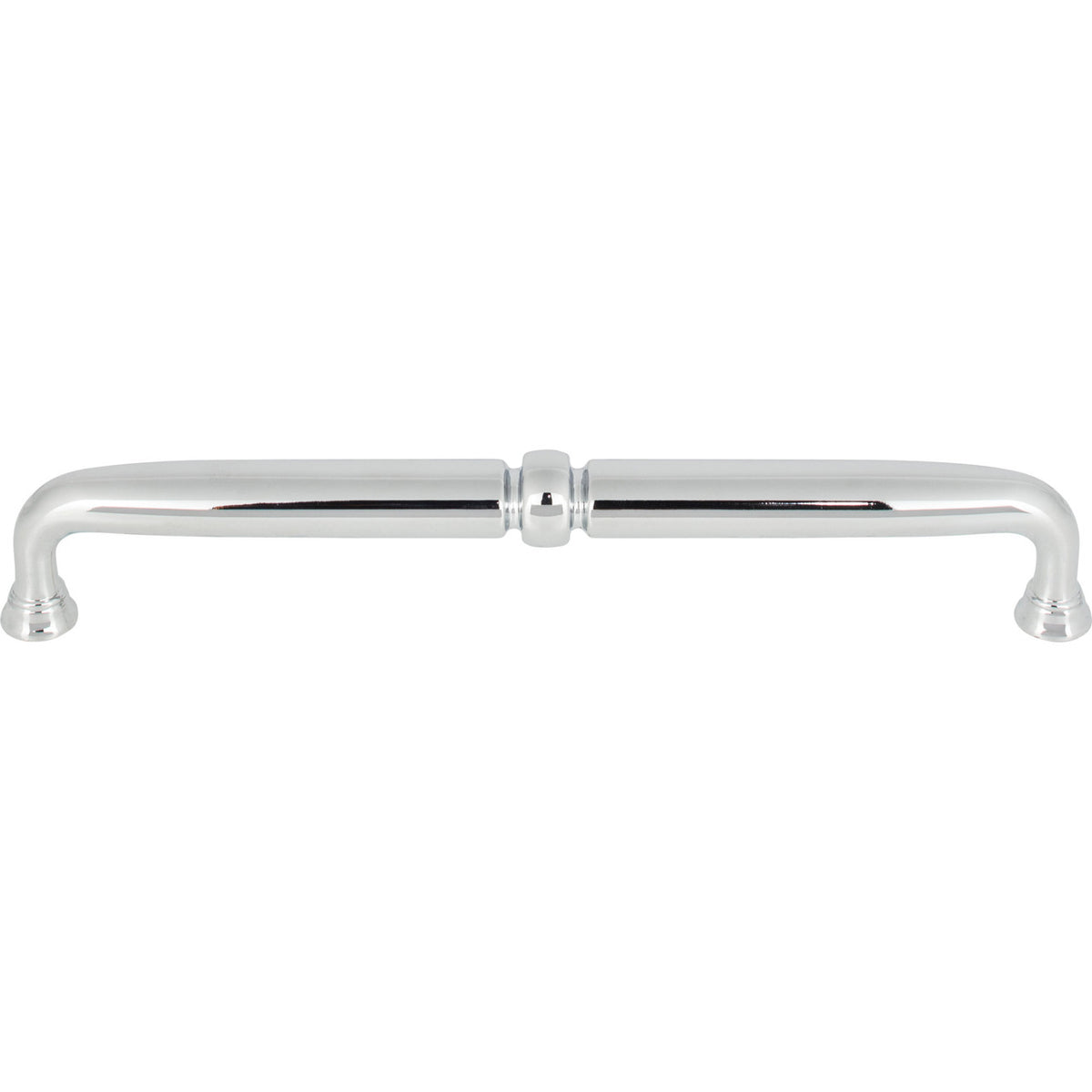 Top Knobs TK1024PC: 7-9/16" cc Henderson D-Handle Cabinet Pull - Polished Chrome