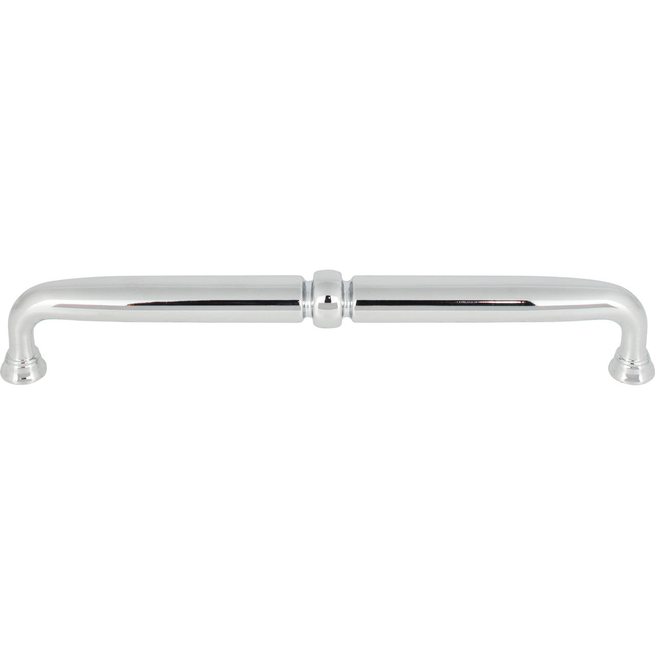 Top Knobs TK1024PC: 7-9/16" cc Henderson D-Handle Cabinet Pull - Polished Chrome