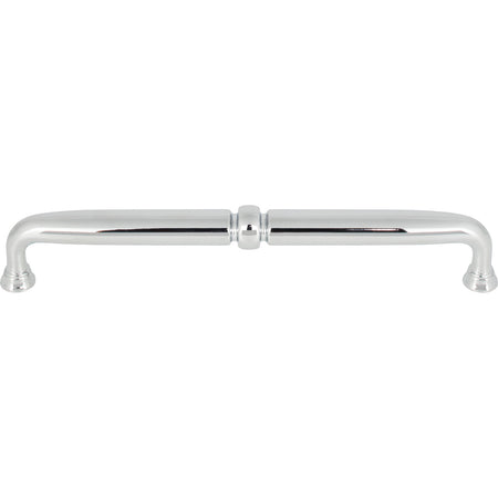 Top Knobs TK1024PC: 7-9/16" cc Henderson D-Handle Cabinet Pull - Polished Chrome