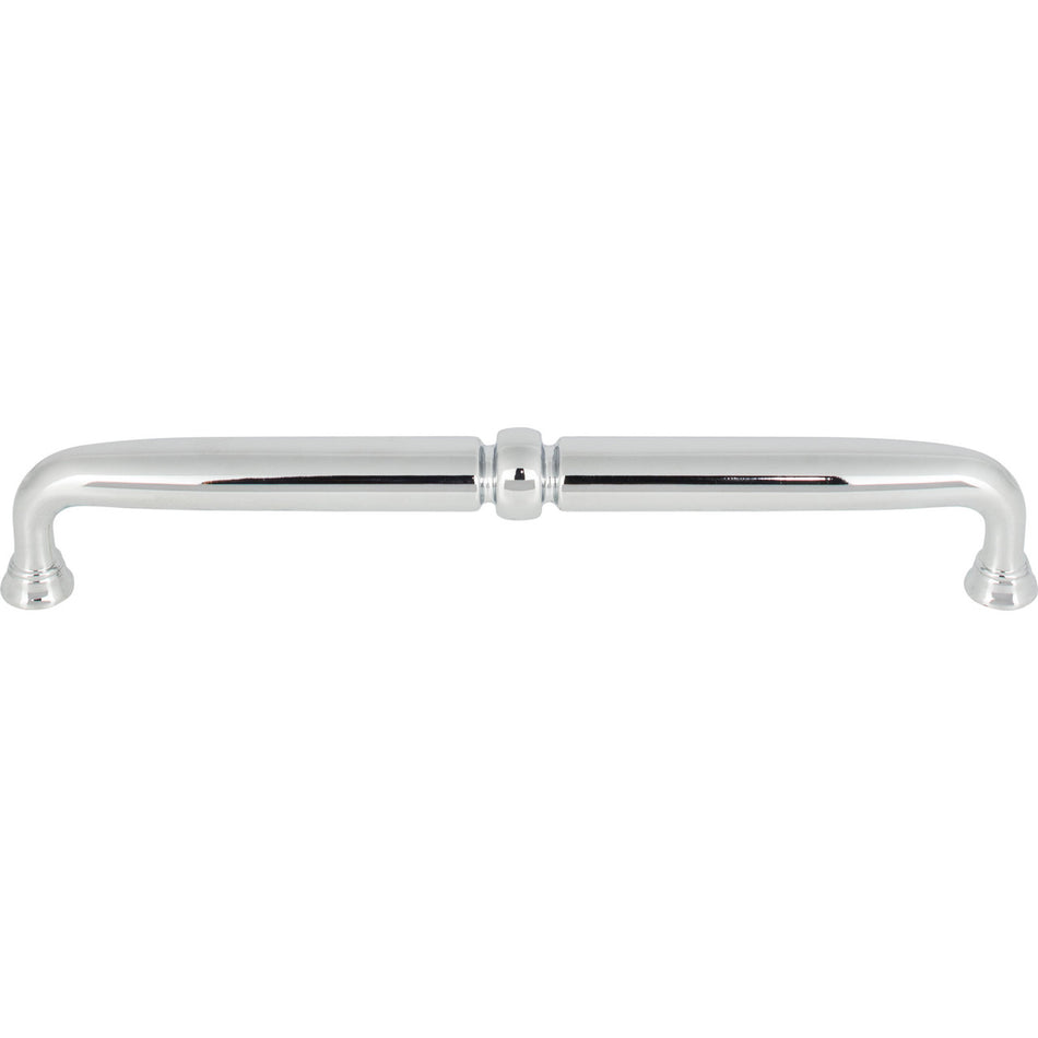 Top Knobs TK1024PC: 7-9/16" cc Henderson D-Handle Cabinet Pull - Polished Chrome