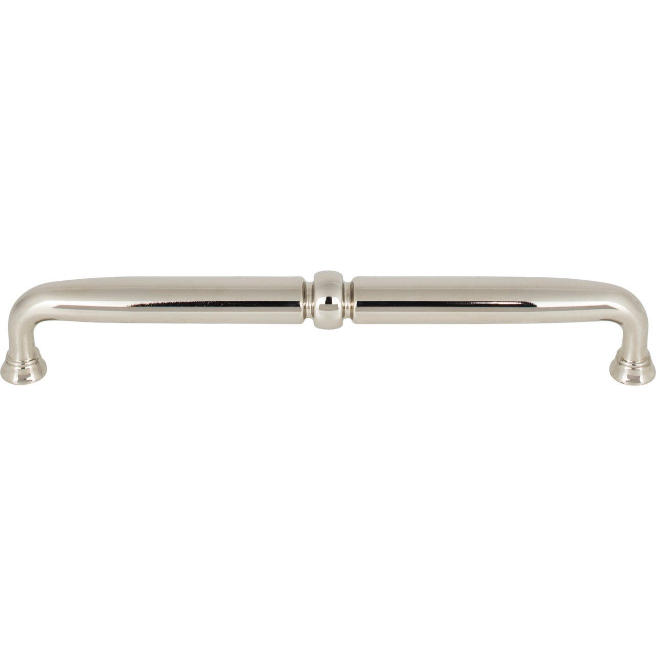 Top Knobs TK1024PN: 7-9/16" cc Henderson D-Handle Cabinet Pull - Polished Nickel