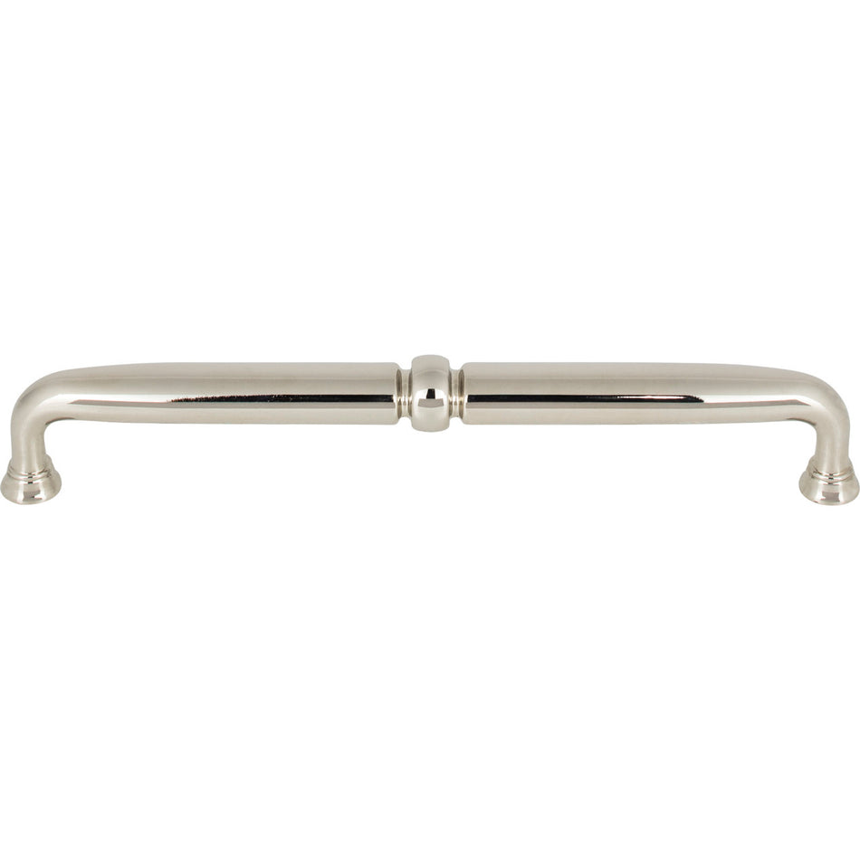 Top Knobs TK1024PN: 7-9/16" cc Henderson D-Handle Cabinet Pull - Polished Nickel