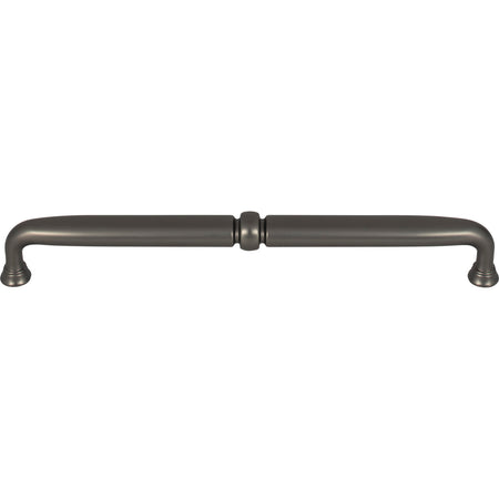 Top Knobs TK1025AG: 8-13/16" cc Henderson D-Handle Cabinet Pull - Ash Gray