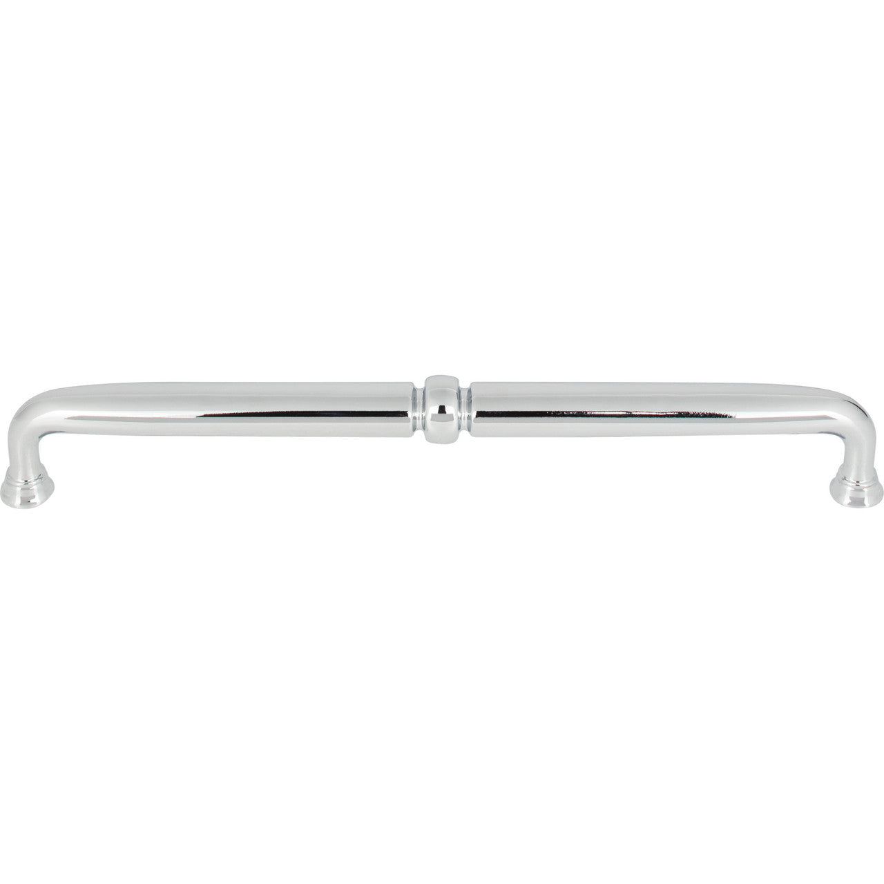 Top Knobs TK1025PC: 8-13/16" cc Henderson D-Handle Cabinet Pull - Polished Chrome
