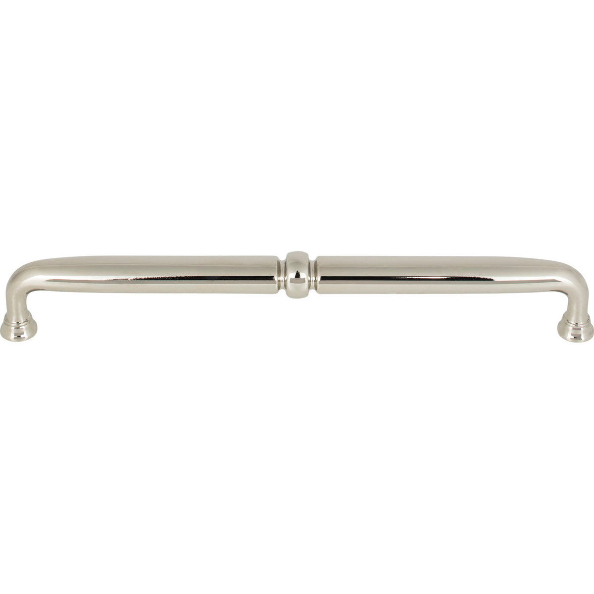 Top Knobs TK1025PN: 8-13/16" cc Henderson D-Handle Cabinet Pull - Polished Nickel