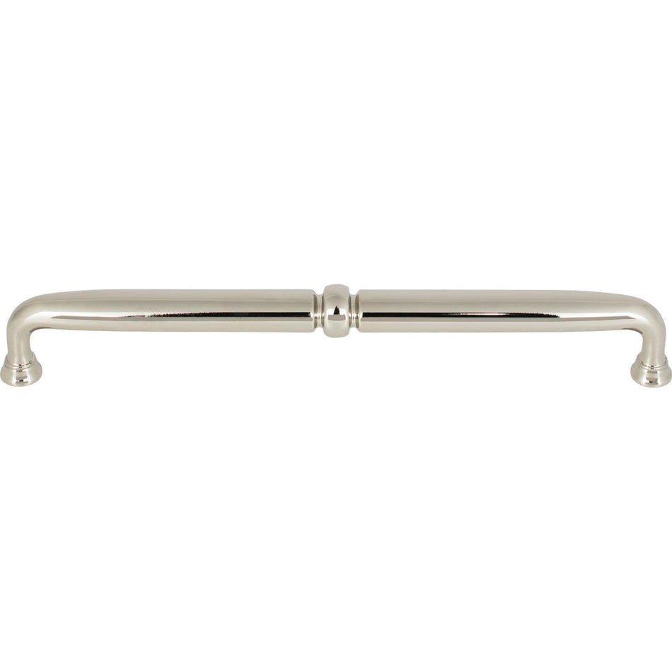 Top Knobs TK1025PN: 8-13/16" cc Henderson D-Handle Cabinet Pull - Polished Nickel
