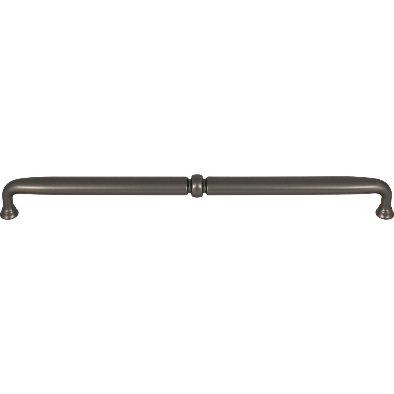 Top Knobs TK1026AG: 12" cc Henderson D-Handle Cabinet Pull - Ash Gray