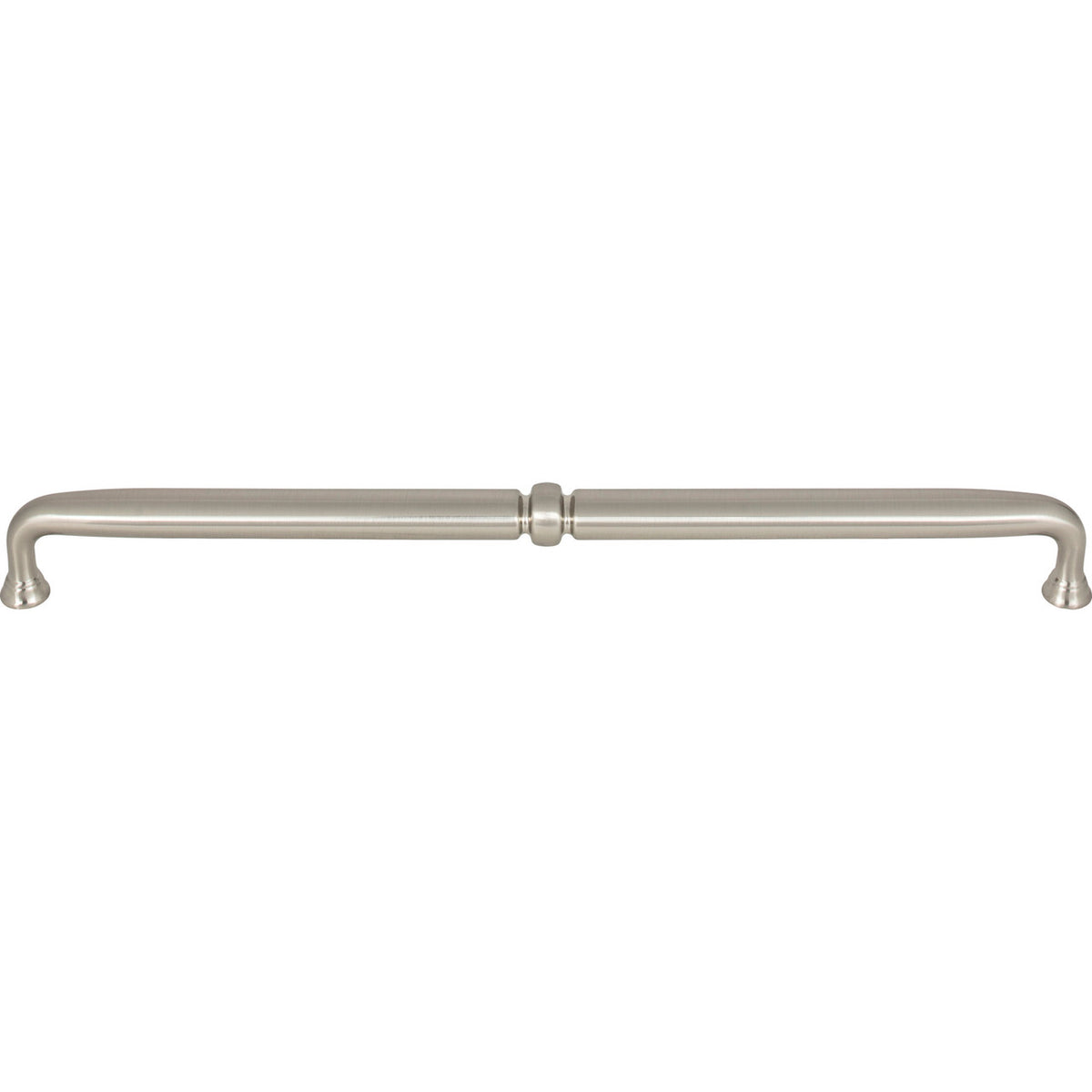 Top Knobs TK1026BSN: 12" cc Henderson D-Handle Cabinet Pull - Brushed Satin Nickel