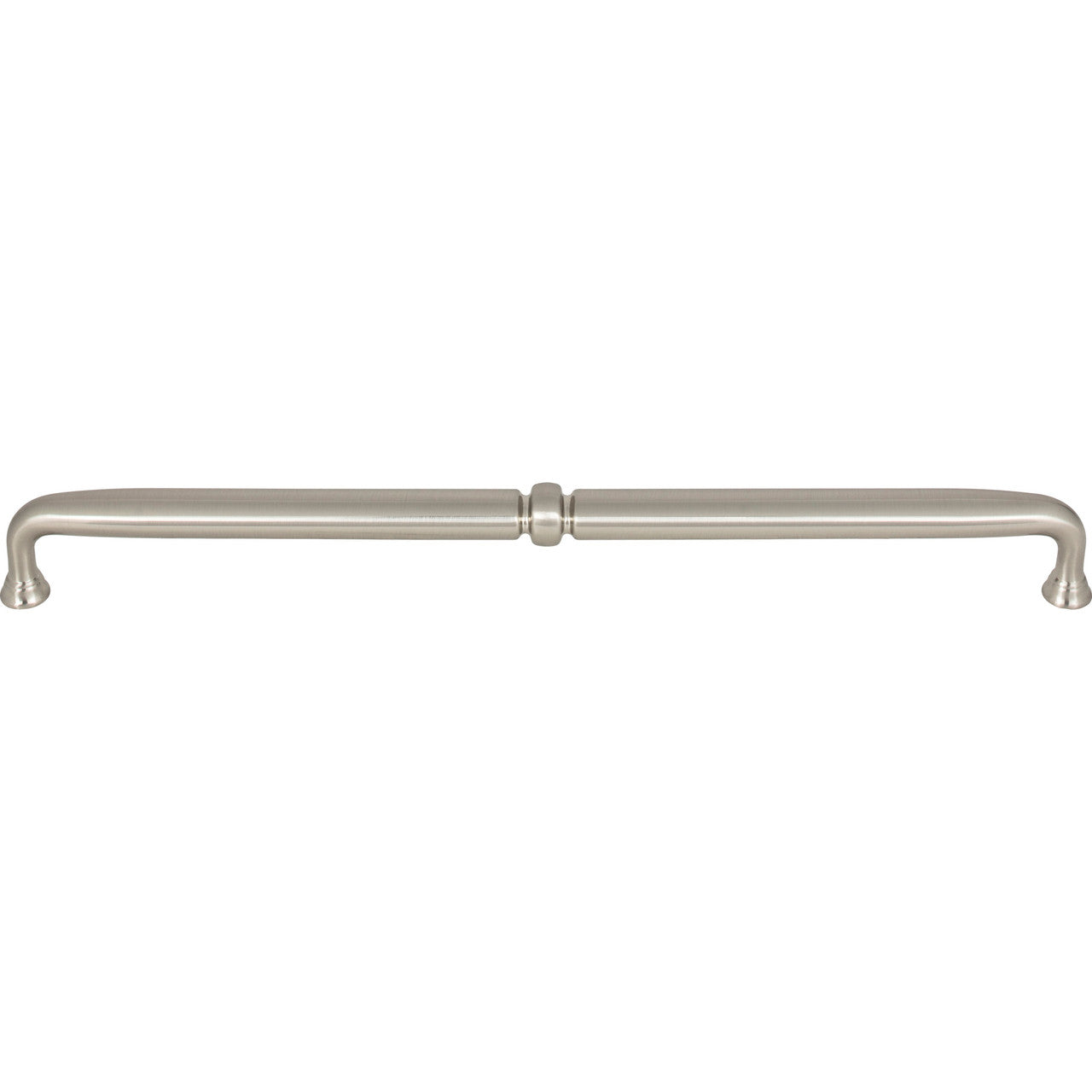 Top Knobs TK1026BSN: 12" cc Henderson D-Handle Cabinet Pull - Brushed Satin Nickel