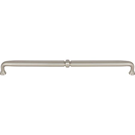 Top Knobs TK1026BSN: 12" cc Henderson D-Handle Cabinet Pull - Brushed Satin Nickel