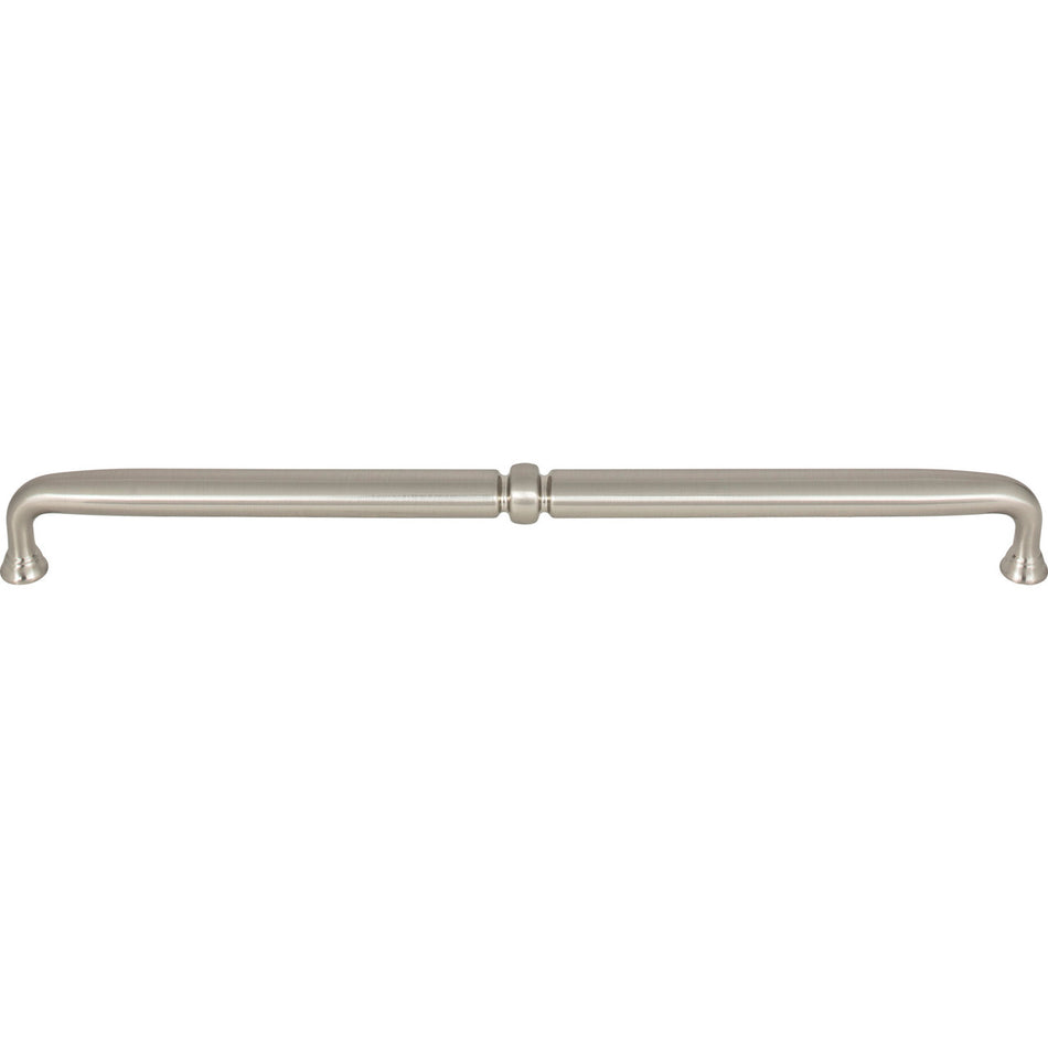 Top Knobs TK1026BSN: 12" cc Henderson D-Handle Cabinet Pull - Brushed Satin Nickel