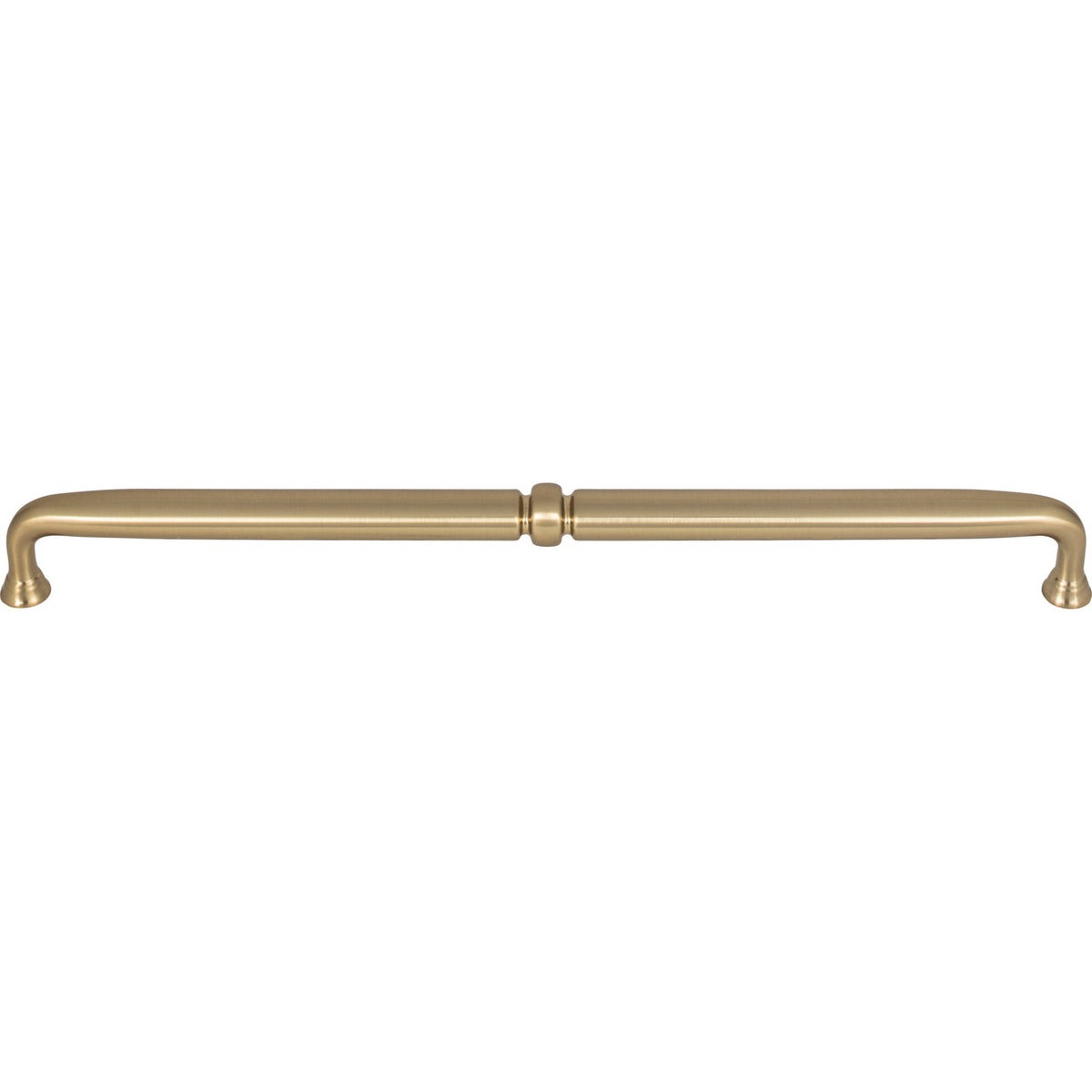 Top Knobs TK1026HB: 12" cc Henderson D-Handle Cabinet Pull - Honey Bronze