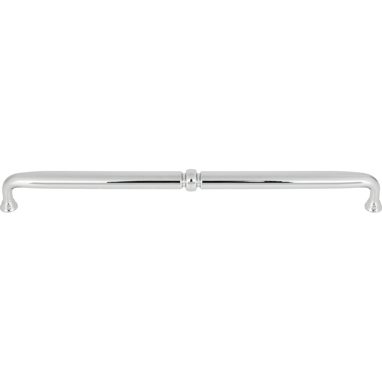 Top Knobs TK1026PC: 12" cc Henderson D-Handle Cabinet Pull - Polished Chrome