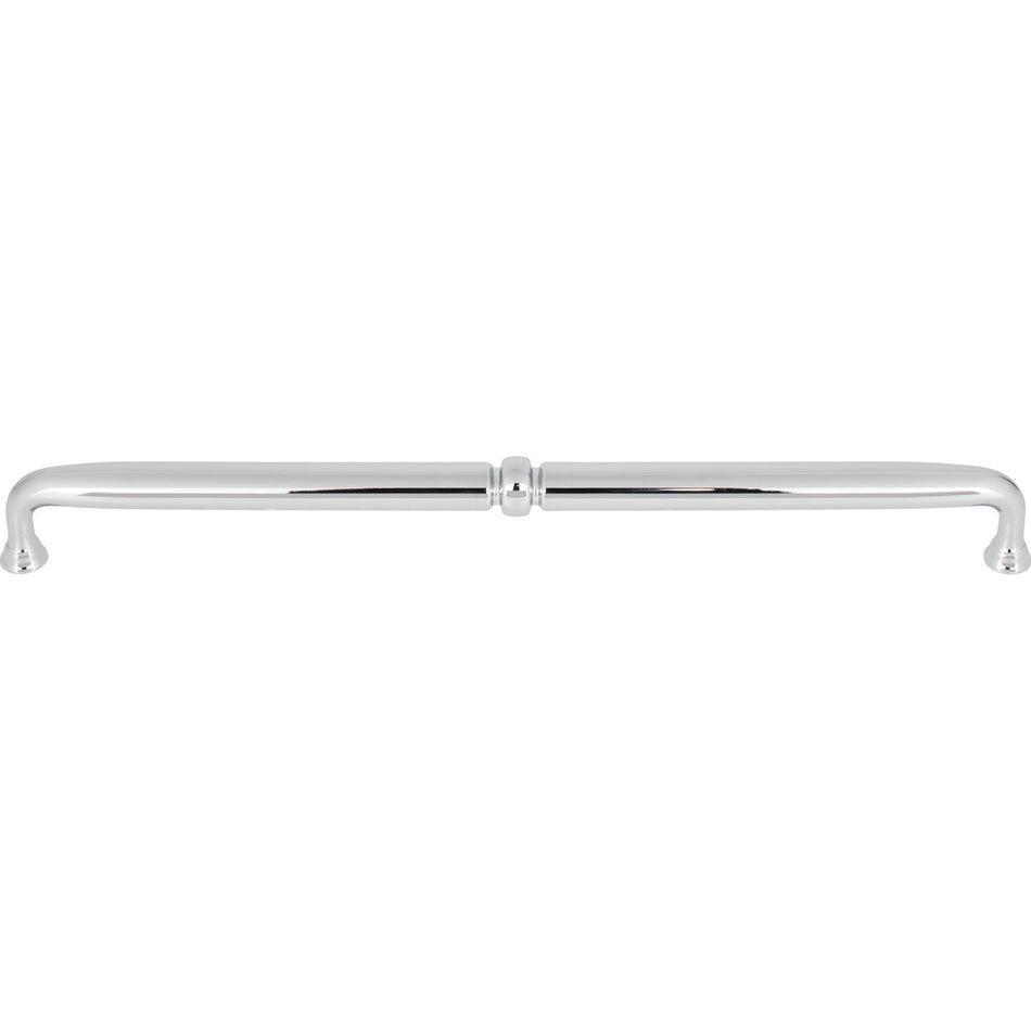 Top Knobs TK1026PC: 12" cc Henderson D-Handle Cabinet Pull - Polished Chrome