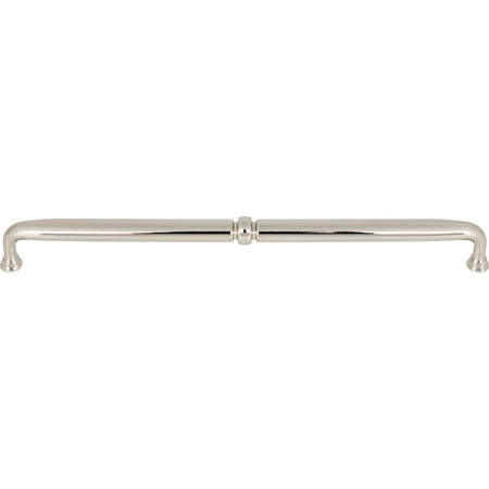 Top Knobs TK1026PN: 12" cc Henderson D-Handle Cabinet Pull - Polished Nickel