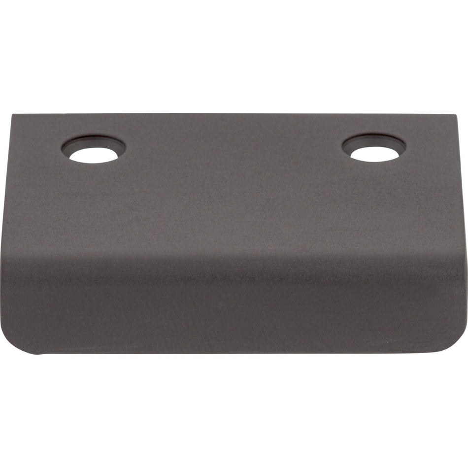 Top Knobs TK102BLK: 1-1/4" cc Additions Tab Cabinet Pull - Flat Black