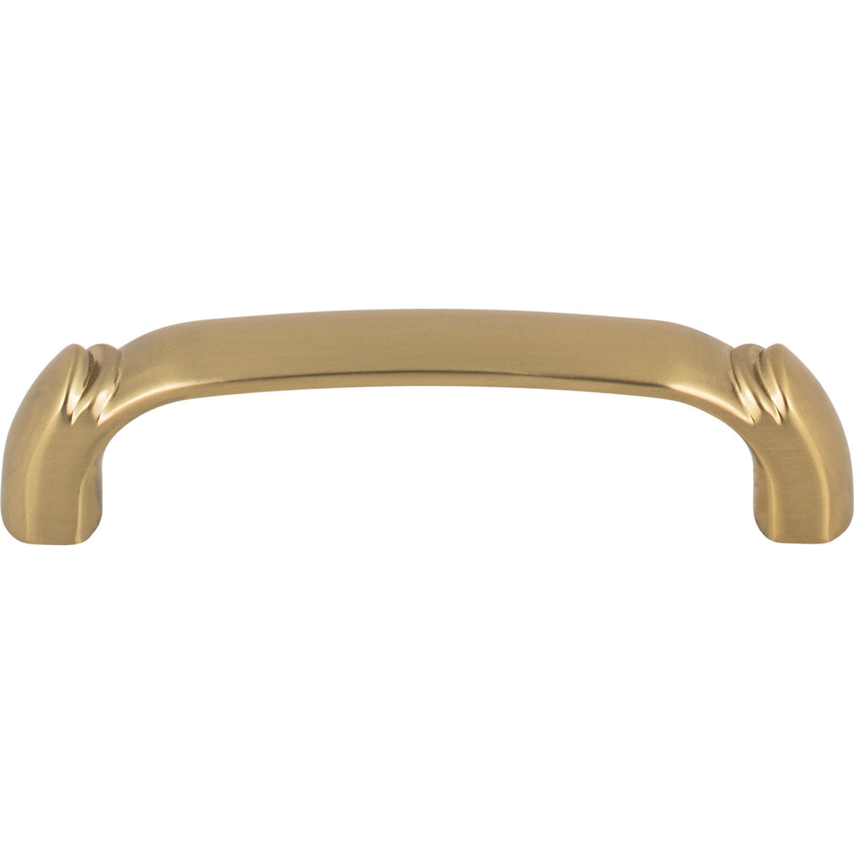 Top Knobs TK1031HB: 3-3/4" cc Pomander D-Handle Cabinet Pull - Honey Bronze