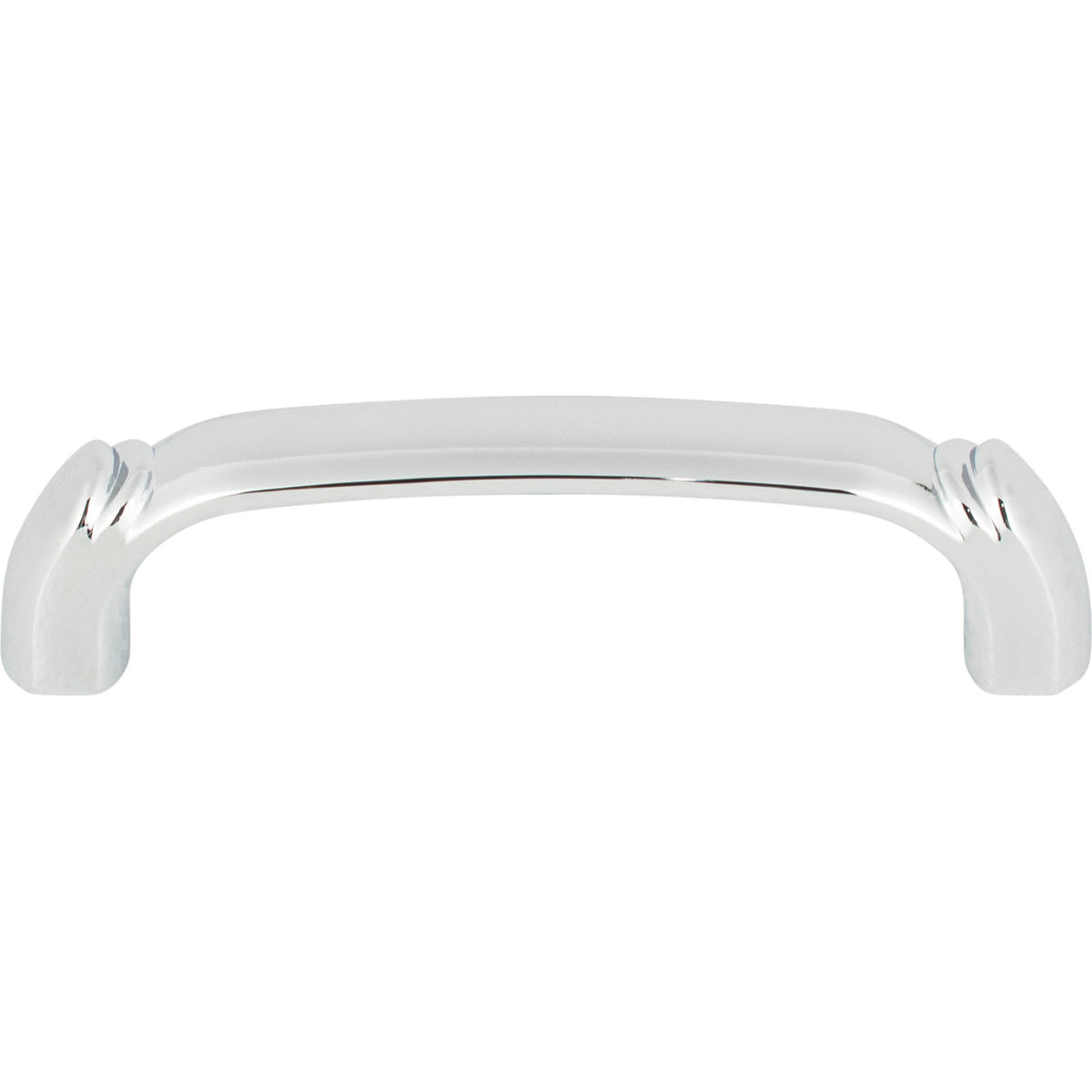 Top Knobs TK1031PC: 3-3/4" cc Pomander D-Handle Cabinet Pull - Polished Chrome