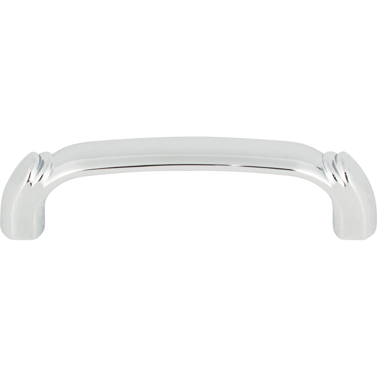 Top Knobs TK1031PC: 3-3/4" cc Pomander D-Handle Cabinet Pull - Polished Chrome