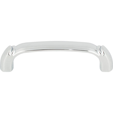 Top Knobs TK1031PC: 3-3/4" cc Pomander D-Handle Cabinet Pull - Polished Chrome