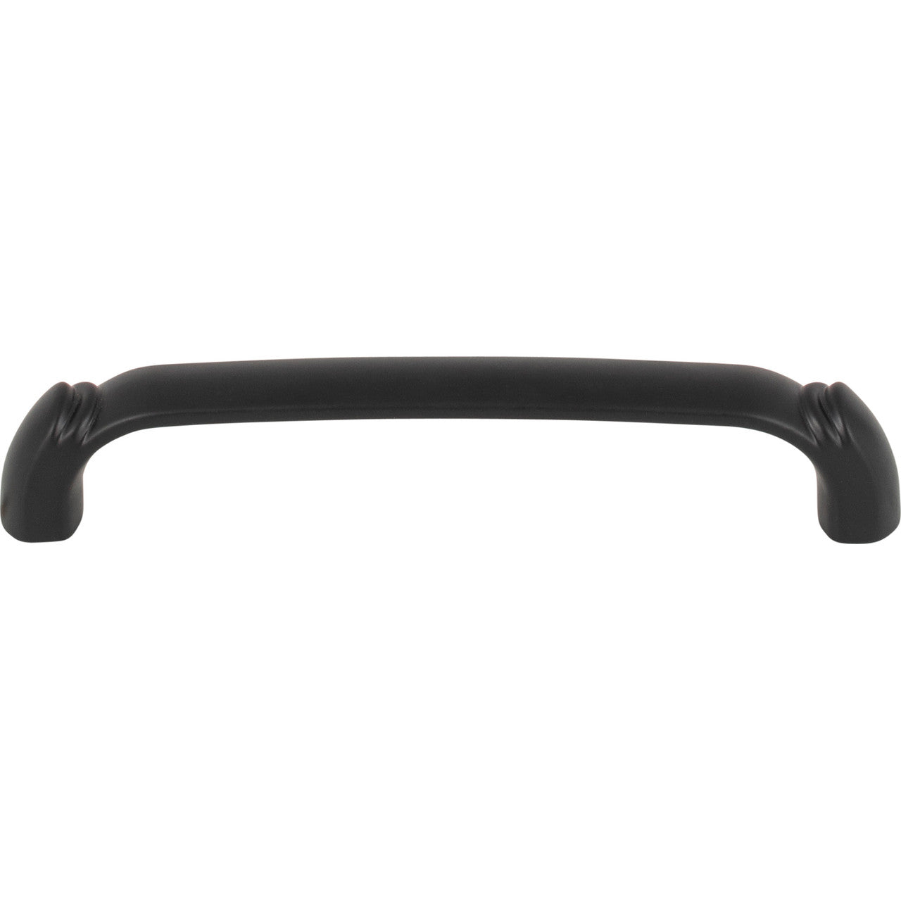Top Knobs TK1032BLK: 5-1/16" cc Pomander D-Handle Cabinet Pull - Flat Black