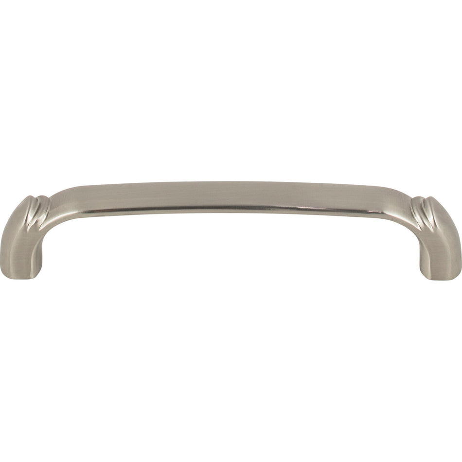 Top Knobs TK1032BSN: 5-1/16" cc Pomander D-Handle Cabinet Pull - Brushed Satin Nickel