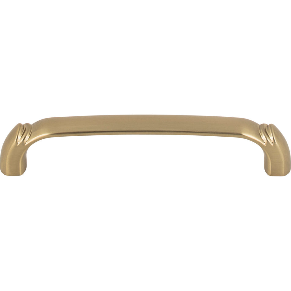 Top Knobs TK1032HB: 5-1/16" cc Pomander D-Handle Cabinet Pull - Honey Bronze