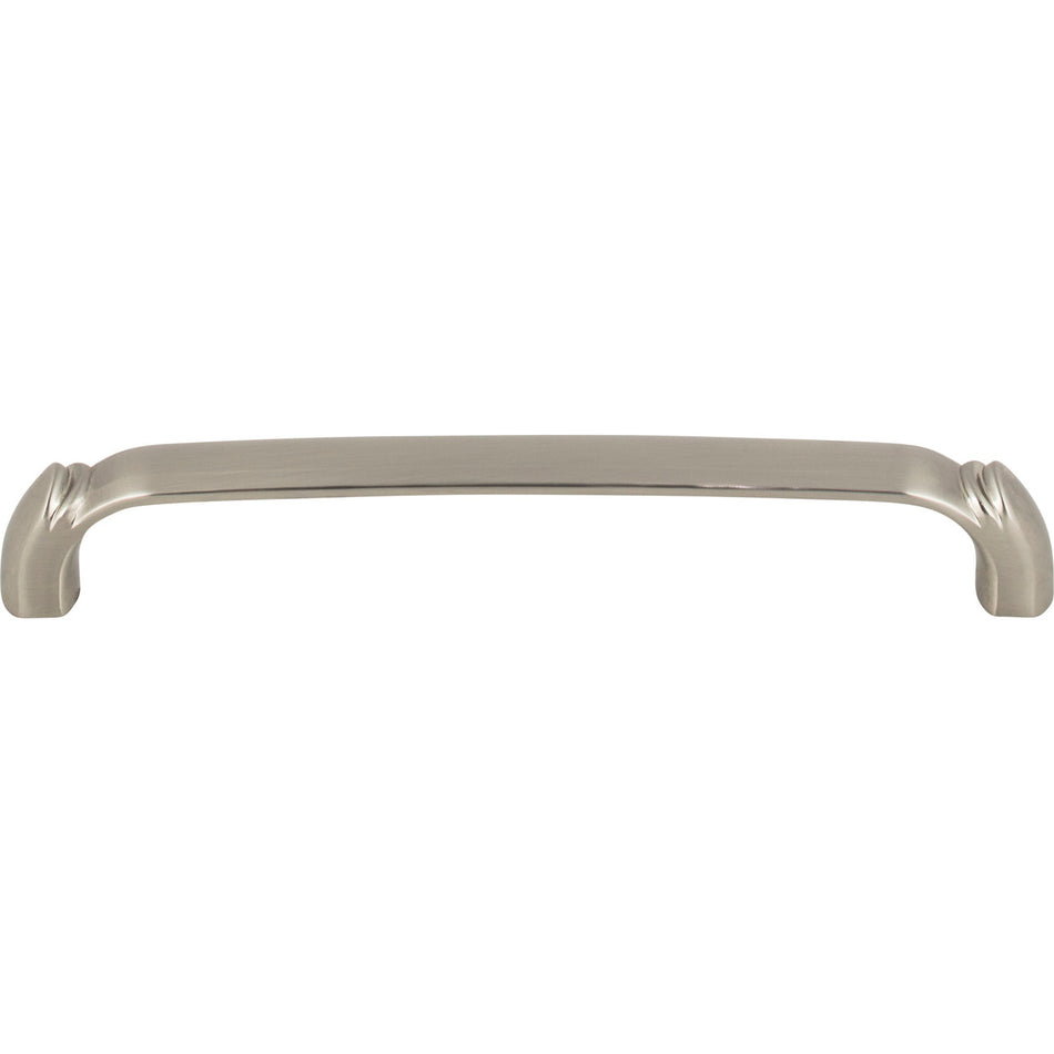 Top Knobs TK1033BSN: 6-5/16" cc Pomander D-Handle Cabinet Pull - Brushed Satin Nickel