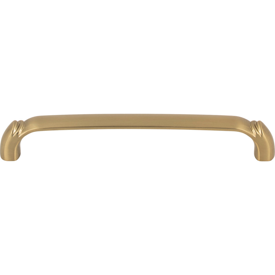 Top Knobs TK1033HB: 6-5/16" cc Pomander D-Handle Cabinet Pull - Honey Bronze