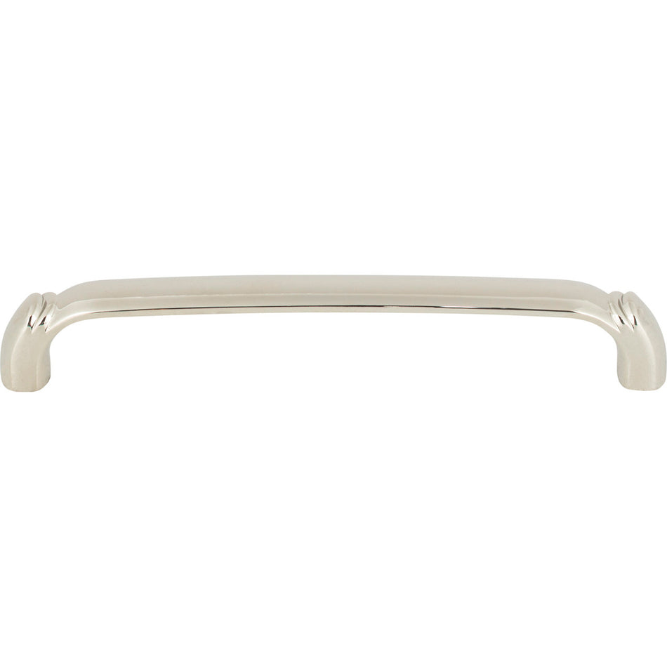 Top Knobs TK1033PN: 6-5/16" cc Pomander D-Handle Cabinet Pull - Polished Nickel
