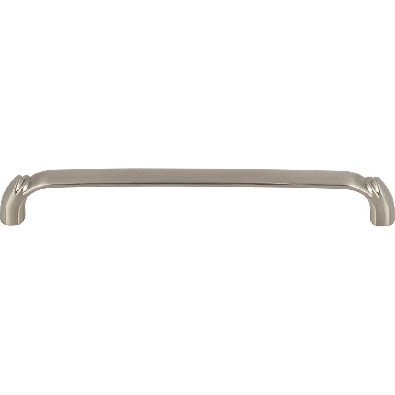 Top Knobs TK1034BSN: 7-9/16" cc Pomander D-Handle Cabinet Pull - Brushed Satin Nickel