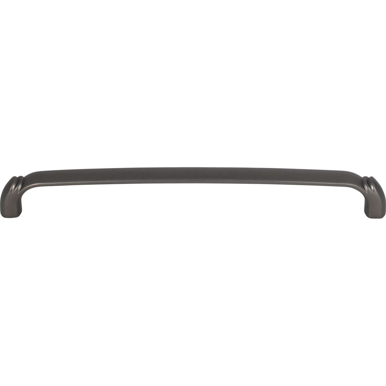 Top Knobs TK1035AG: 8-13/16" cc Pomander D-Handle Cabinet Pull - Ash Gray