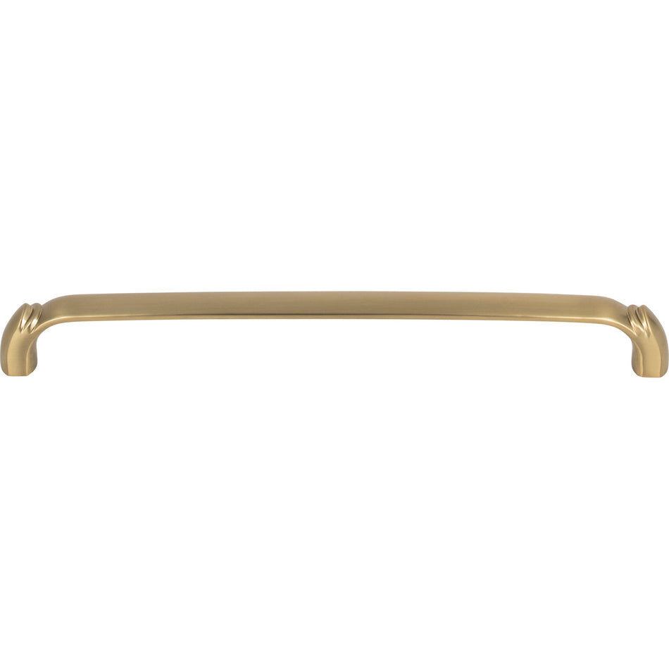Top Knobs TK1035HB: 8-13/16" cc Pomander D-Handle Cabinet Pull - Honey Bronze