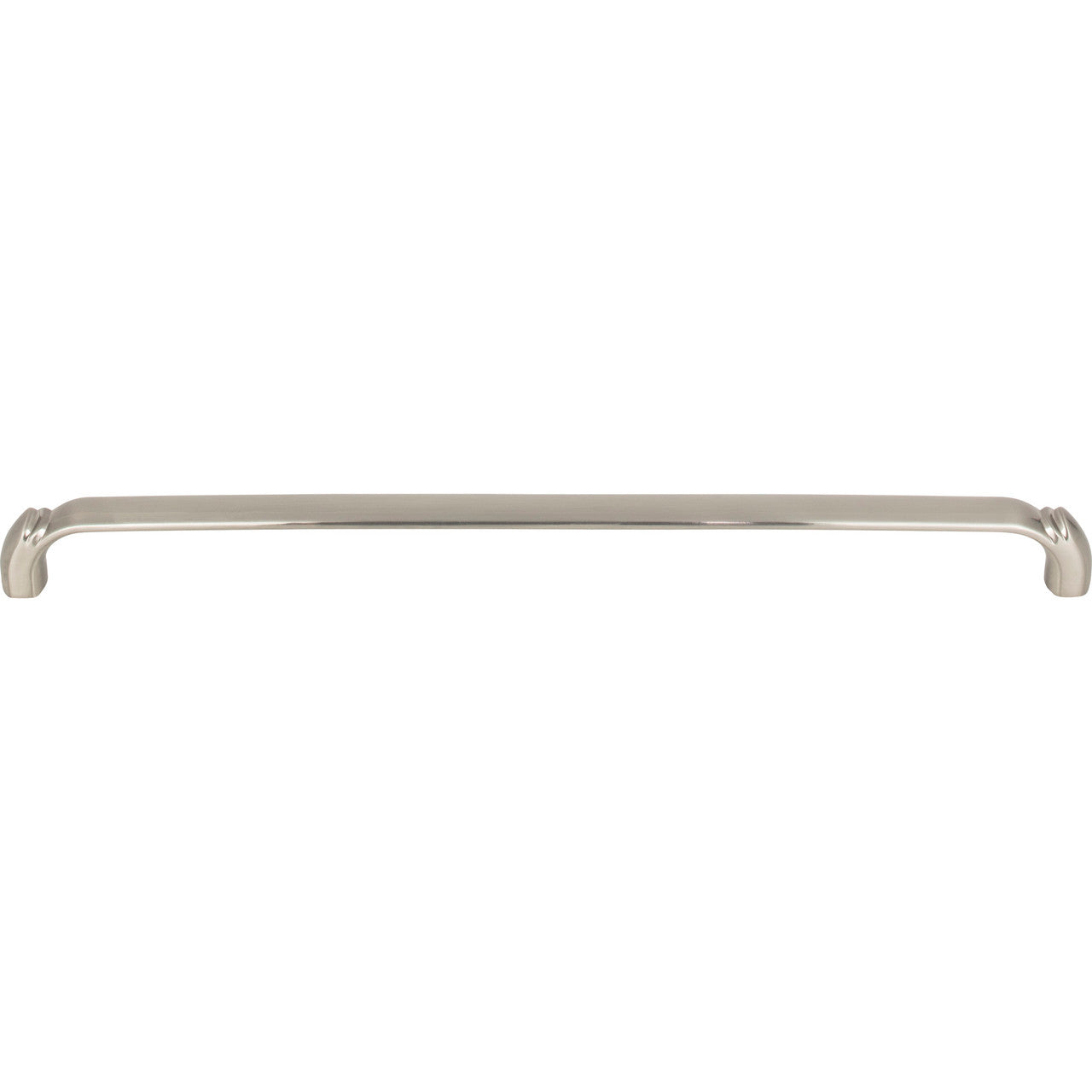 Top Knobs TK1036BSN: 12" cc Pomander D-Handle Cabinet Pull - Brushed Satin Nickel