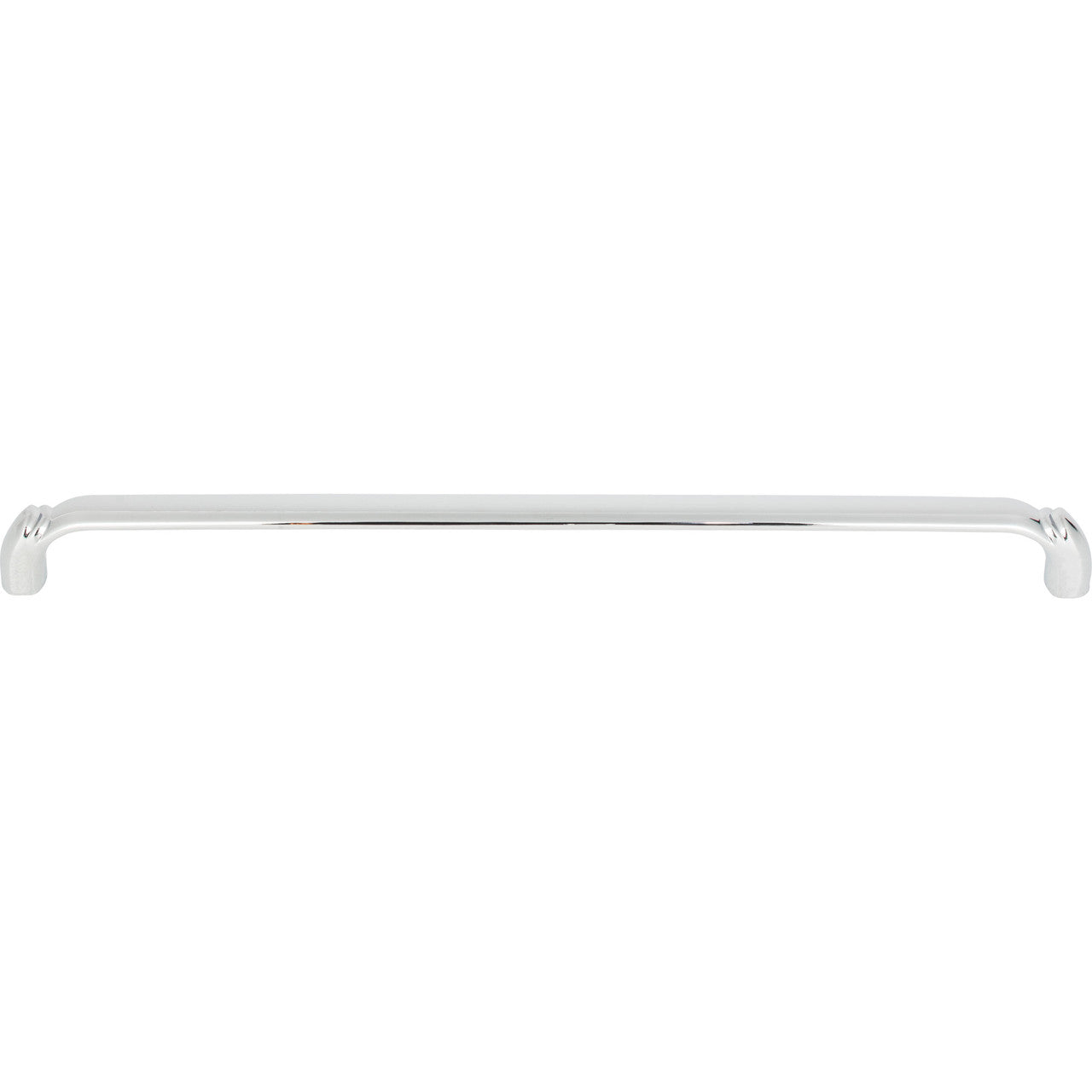 Top Knobs TK1036PC: 12" cc Pomander D-Handle Cabinet Pull - Polished Chrome