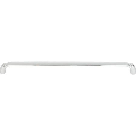 Top Knobs TK1036PC: 12" cc Pomander D-Handle Cabinet Pull - Polished Chrome