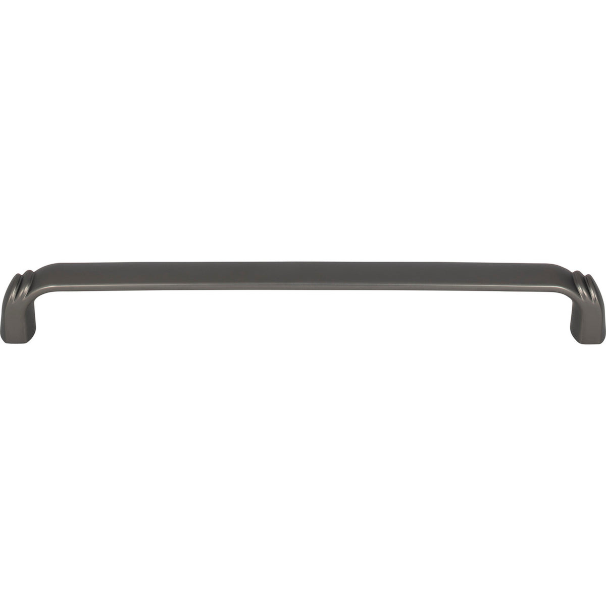 Top Knobs TK1037AG: 12" cc Pomander D-Handle Appliance Pull - Ash Gray