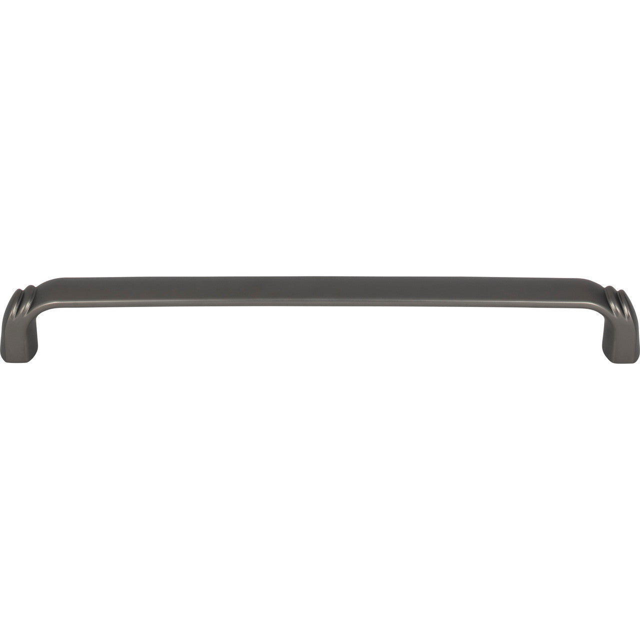 Top Knobs TK1037AG: 12" cc Pomander D-Handle Appliance Pull - Ash Gray