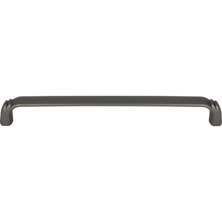 Top Knobs TK1037AG: 12" cc Pomander D-Handle Appliance Pull - Ash Gray