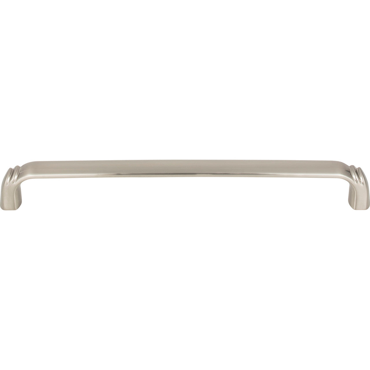 Top Knobs TK1037BSN: 12" cc Pomander D-Handle Appliance Pull - Brushed Satin Nickel