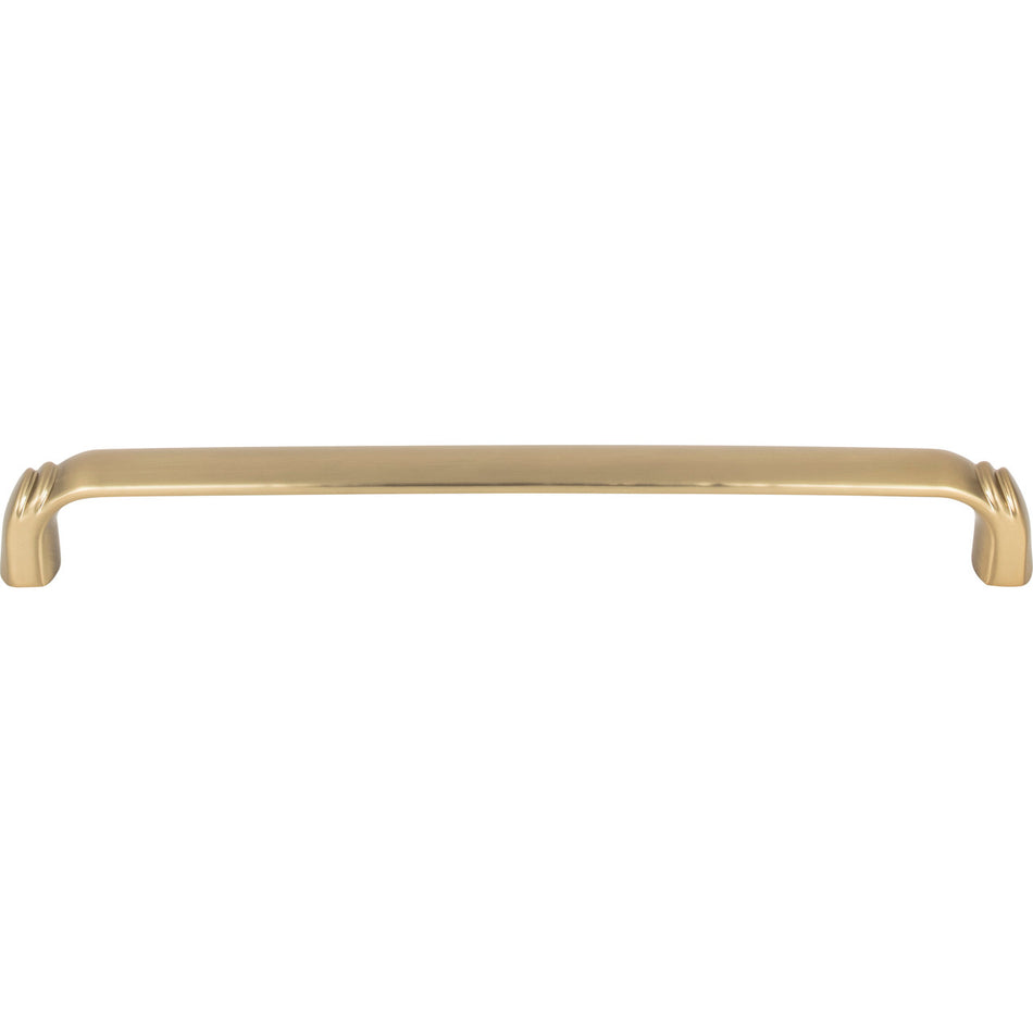 Top Knobs TK1037HB: 12" cc Pomander D-Handle Appliance Pull - Honey Bronze