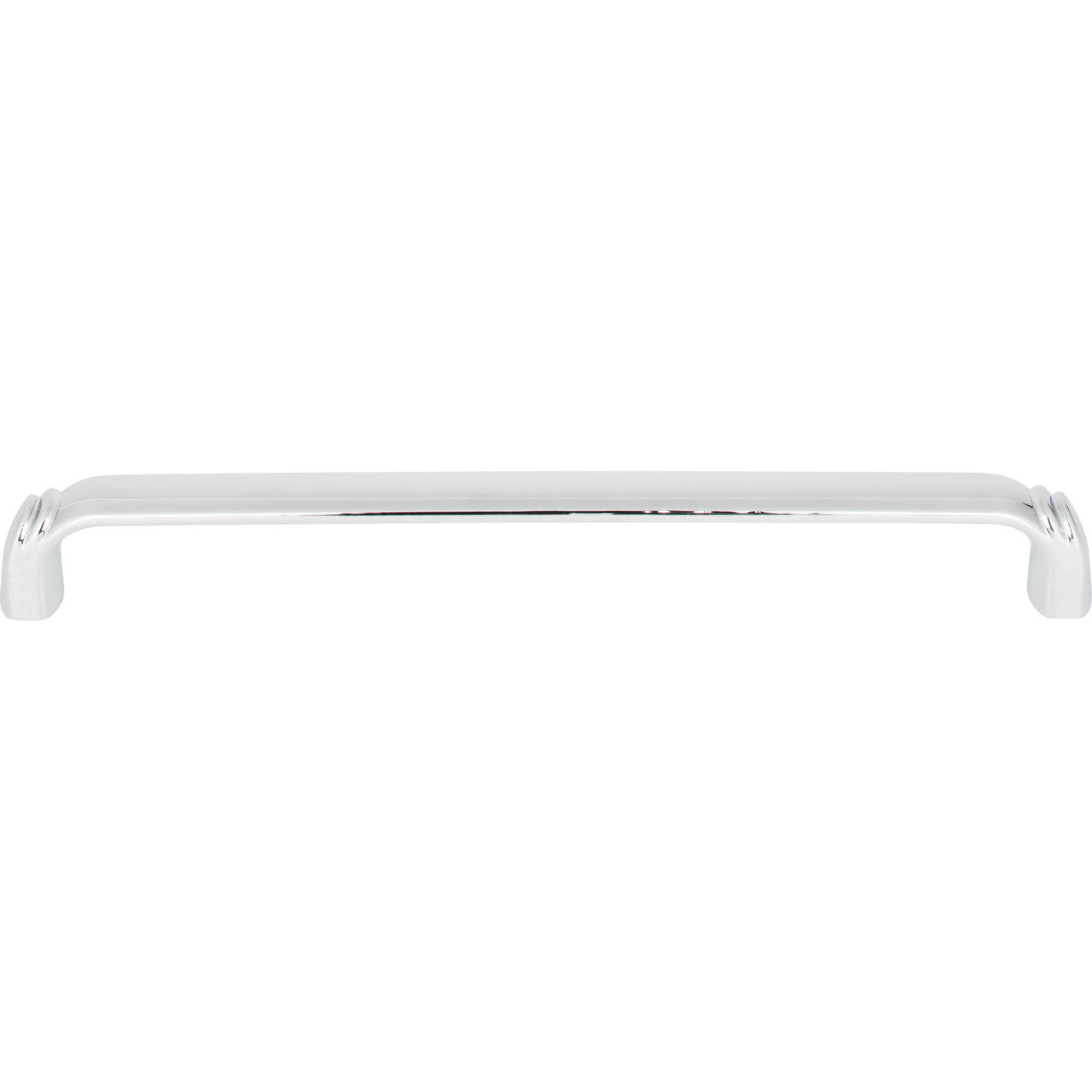 Top Knobs TK1037PC: 12" cc Pomander D-Handle Appliance Pull - Polished Chrome