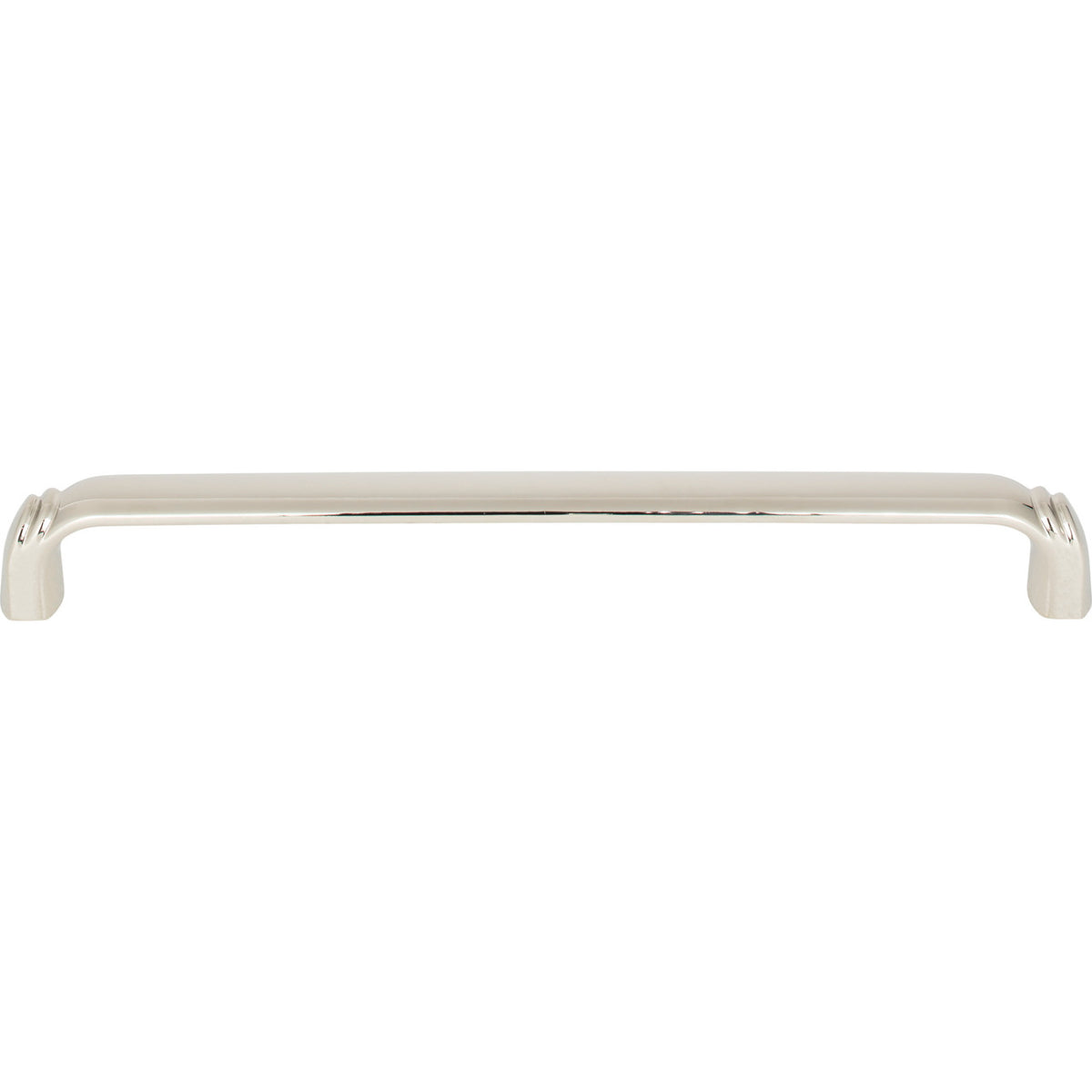 Top Knobs TK1037PN: 12" cc Pomander D-Handle Appliance Pull - Polished Nickel