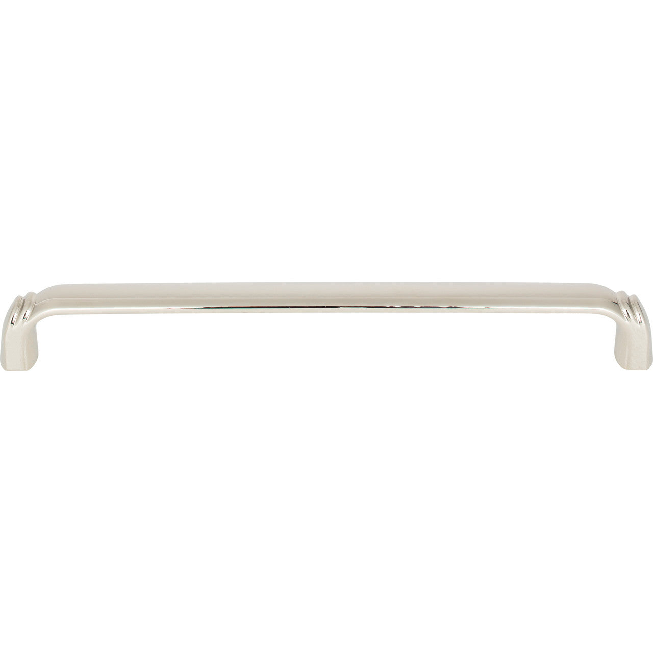 Top Knobs TK1037PN: 12" cc Pomander D-Handle Appliance Pull - Polished Nickel