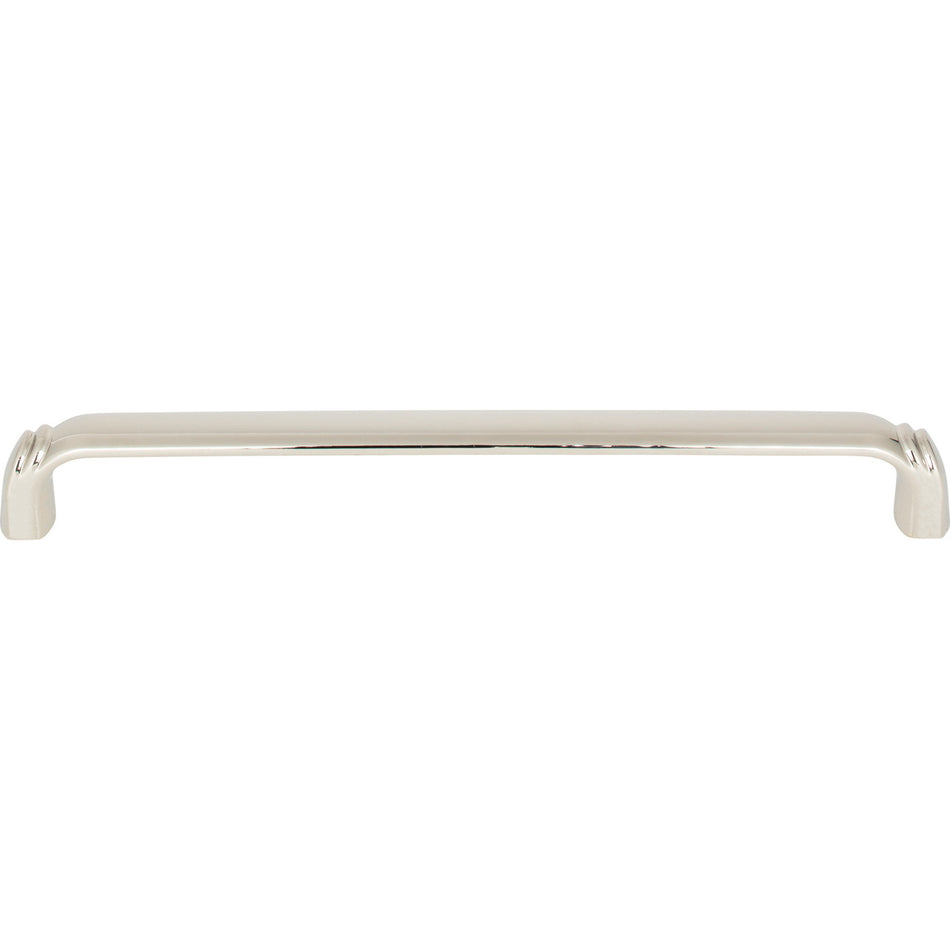 Top Knobs TK1037PN: 12" cc Pomander D-Handle Appliance Pull - Polished Nickel