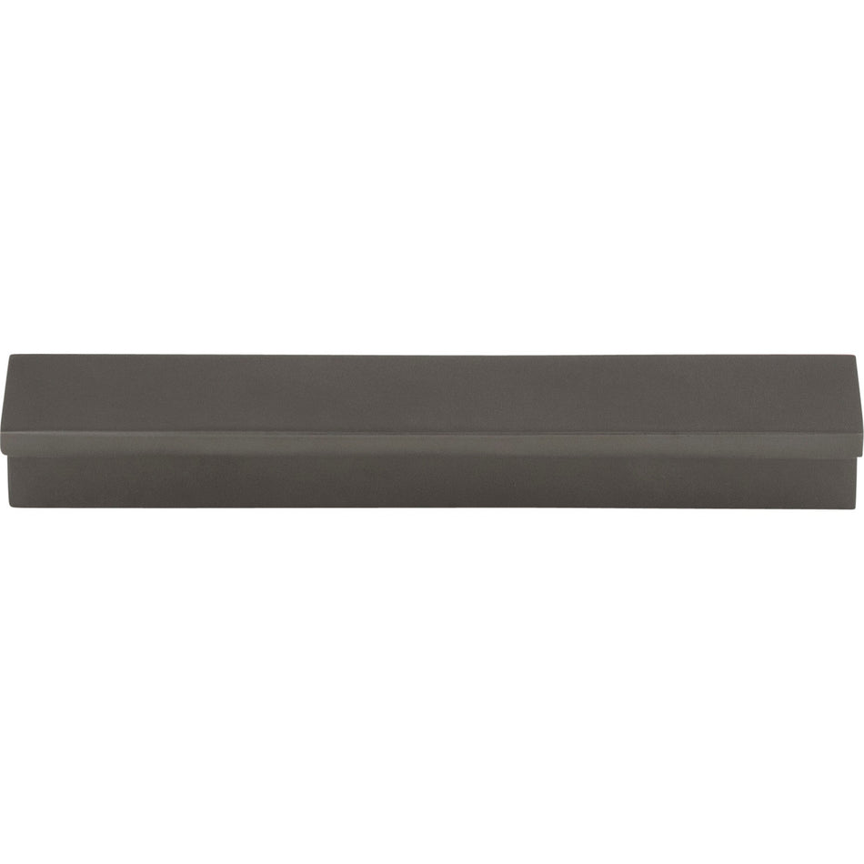 Top Knobs TK1041AG: 3-3/4" cc Minetta Tab Cabinet Pull - Ash Gray