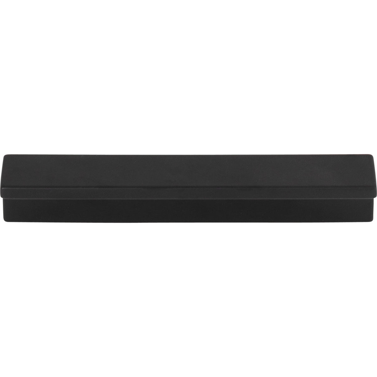 Top Knobs TK1041BLK: 3-3/4" cc Minetta Tab Cabinet Pull - Flat Black