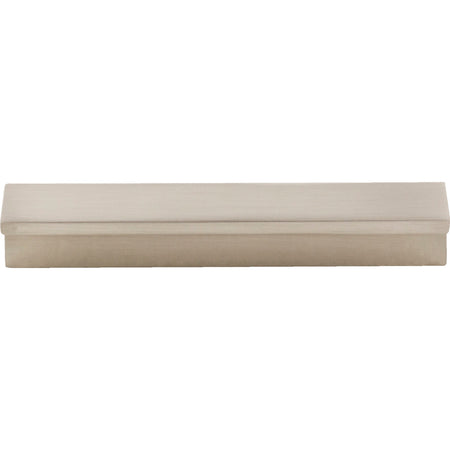 Top Knobs TK1041BSN: 3-3/4" cc Minetta Tab Cabinet Pull - Brushed Satin Nickel