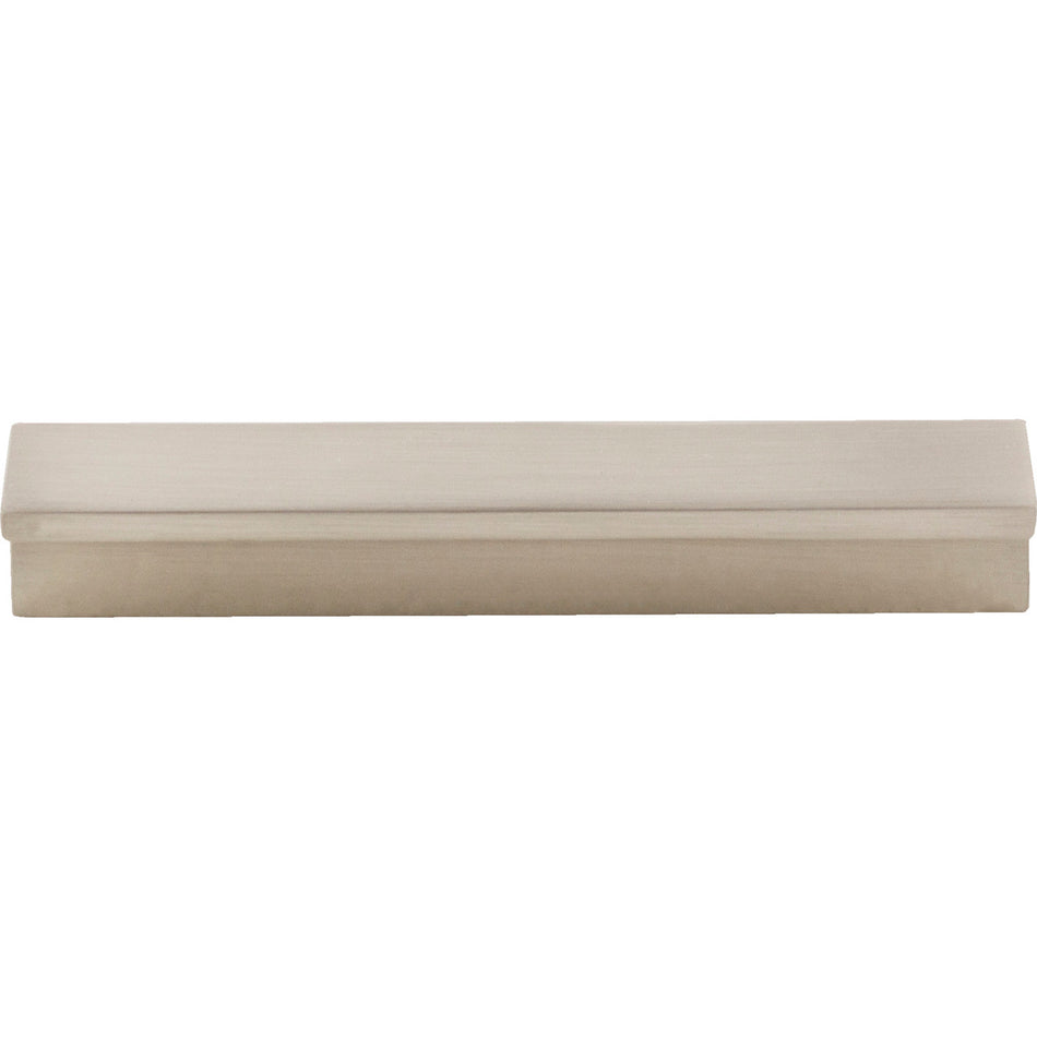 Top Knobs TK1041BSN: 3-3/4" cc Minetta Tab Cabinet Pull - Brushed Satin Nickel