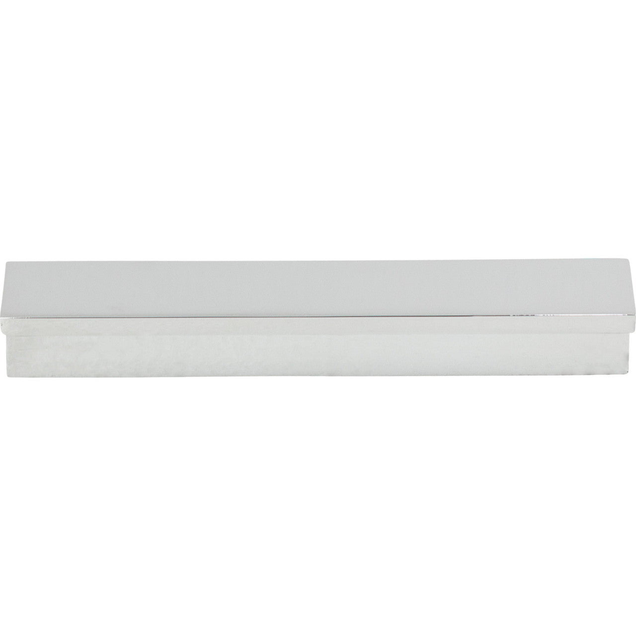 Top Knobs TK1041PC: 3-3/4" cc Minetta Tab Cabinet Pull - Polished Chrome